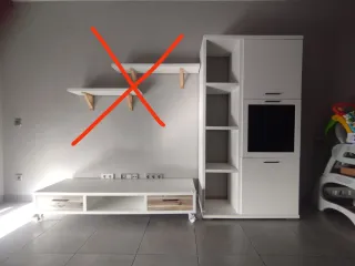 Mueble de comedor blanco