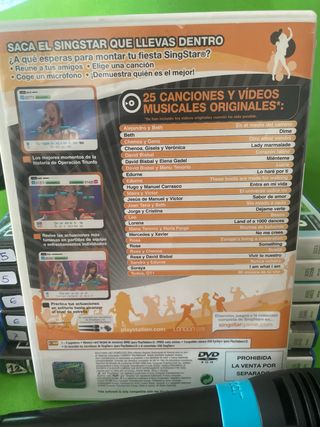 Pack Juegos SingStar PS2 + Micrófonos desde 3€