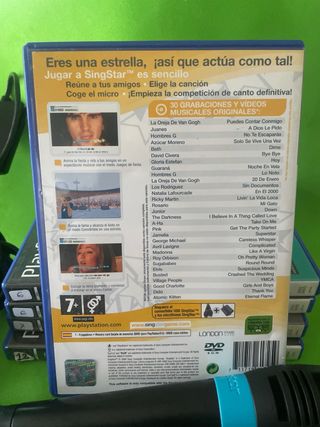 Pack Juegos SingStar PS2 + Micrófonos desde 3€