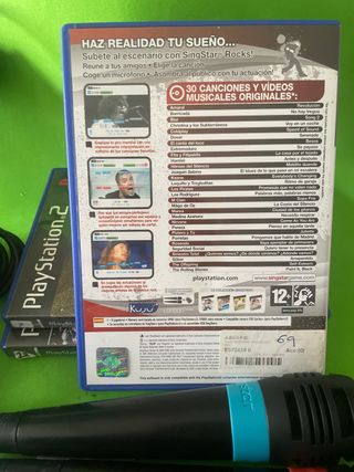 Pack Juegos SingStar PS2 + Micrófonos desde 3€
