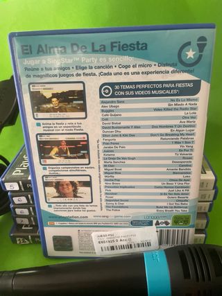 Pack Juegos SingStar PS2 + Micrófonos desde 3€