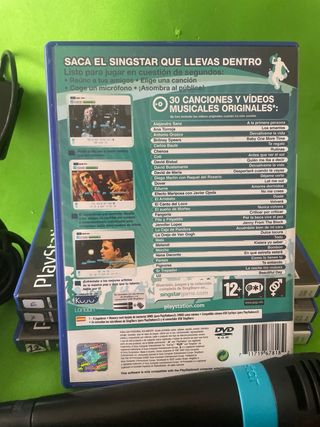 Pack Juegos SingStar PS2 + Micrófonos desde 3€