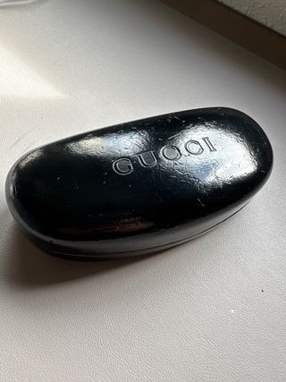 Funda de gafas Gucci negra