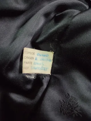 Cazadora Astracán y Cuero Negra