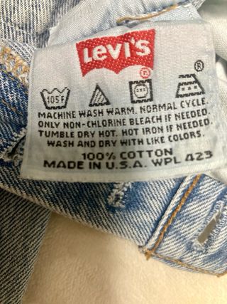 Vintage Levi's 805 Orange Tab - Faded Blue - Like