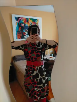 Vestido reversible L&C