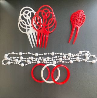 Traje de Flamenca Rojo + complementos de regalo