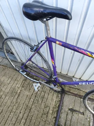 Bicicleta Carretera Peugeot Morada