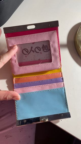 Billetera de búho rosa