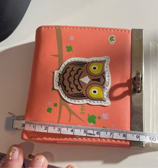 Billetera de búho rosa