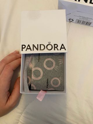 Pulsera Pandora Plata Ley + Charm