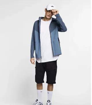 Sudadera Nike Tech Polar Azul/Gris