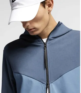 Sudadera Nike Tech Polar Azul/Gris