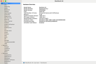 MacBook Air 13”, M1, 2020, Gris Espacial