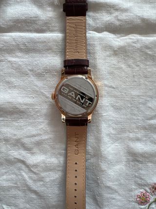 Reloj Gant Dorado y Marrón