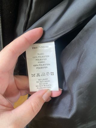 Cazadora borrego capucha Pilar Prieto M