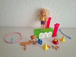 Muñeca Chelsea Adiestradora Perros