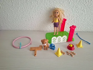 Muñeca Chelsea Adiestradora Perros