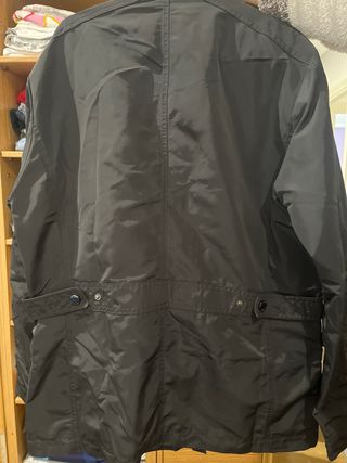 Cazadora Zara Hombre Negra