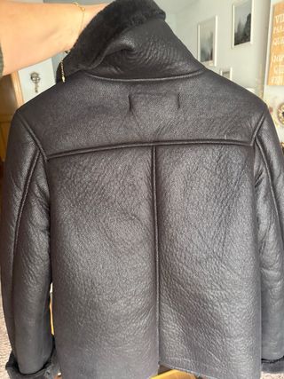 Abrigo Biker Doble Faz Negro