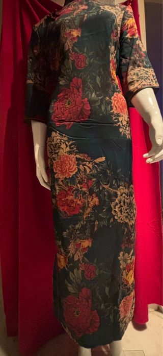 Vestido estilo Cantón – Elegancia atemporal M/L