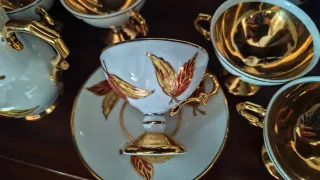Juego de café vintage de porcelana