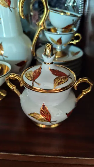 Juego de café vintage de porcelana