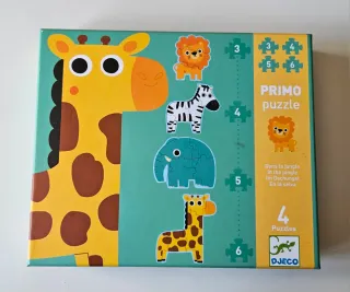Puzzle de animales de Djeco para niños de 2 años