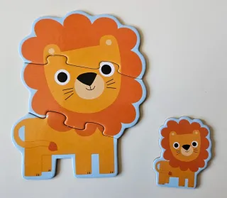 Puzzle de animales de Djeco para niños de 2 años