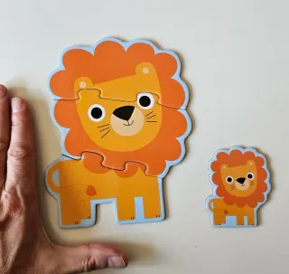 Puzzle de animales de Djeco para niños de 2 años