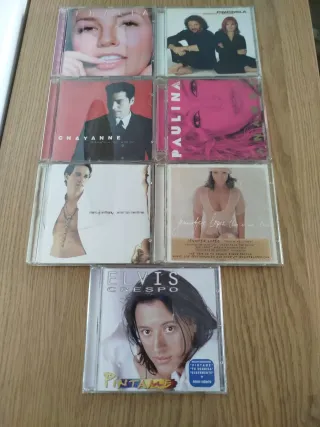 Lote 7 CDs Música Latina Pop Rock