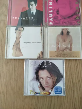 Lote 7 CDs Música Latina Pop Rock