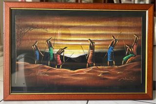 Quadro Kenia dipinto a mano su tela