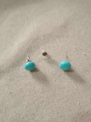 Orecchini donna blu turchese