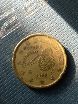 20 Centesimi Spagna 1999 Cervantes