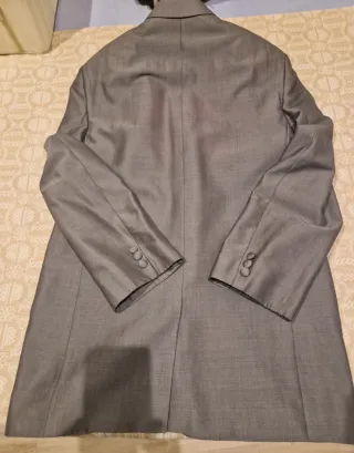 Chaqueta de traje gris