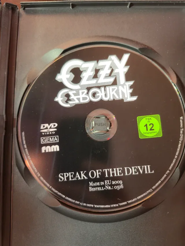 Ozzy Osbourne "Speak of the Devil" DVD