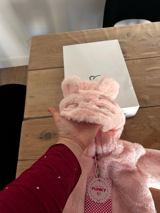 Chaqueta bebé peluche rosa