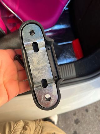 Silla de escritorio rosa y negra