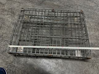 Jaula metálica plegable perro/gato pequeño/mediano