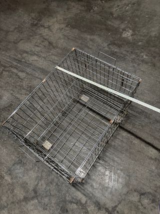 Jaula metálica plegable perro/gato pequeño/mediano