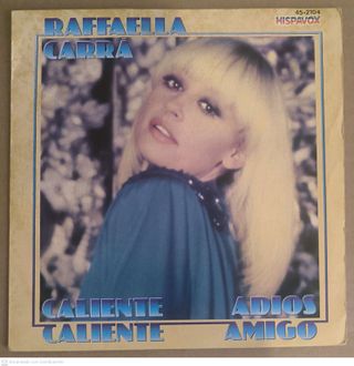 RAFFAELLA CARRA - LOTE 2 Singles (Ver fotos)
