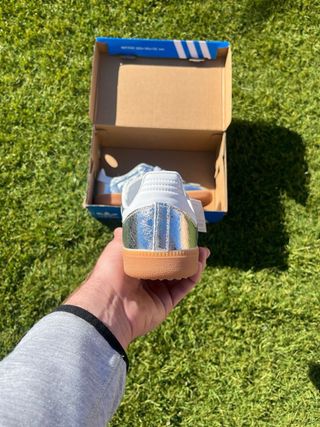 Adidas Samba OG Silver Metallic Talla 40