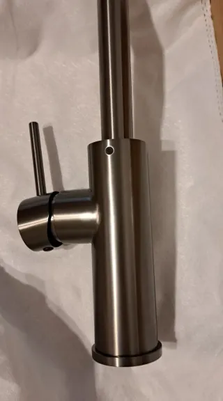 Grifo cocina monomando Atlantis -  gun metal