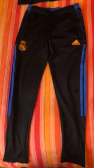Chándal Oficial Real Madrid Adidas Negro/Azul