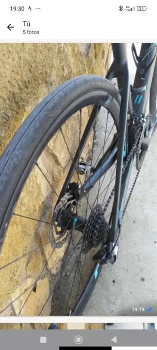 Bicicleta Carretera Carbono Talla XS (47)