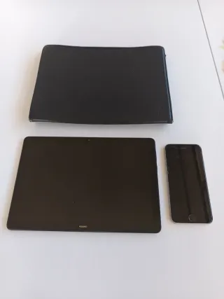 iPhone 6S 128GB y Tablet Huawei MediaPad T5 32GB