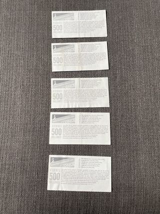 Cupones ONCE 2001 Plazas de España