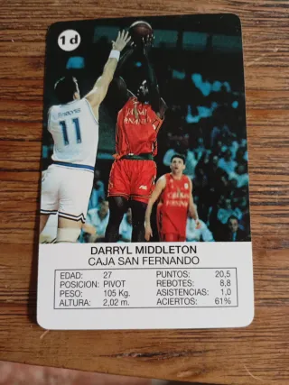 Cromo Tony Massenburg ACB 93-94 y muchos mas