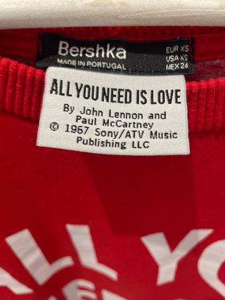 Sudadera All You Need Is Love Lennon & McCartney